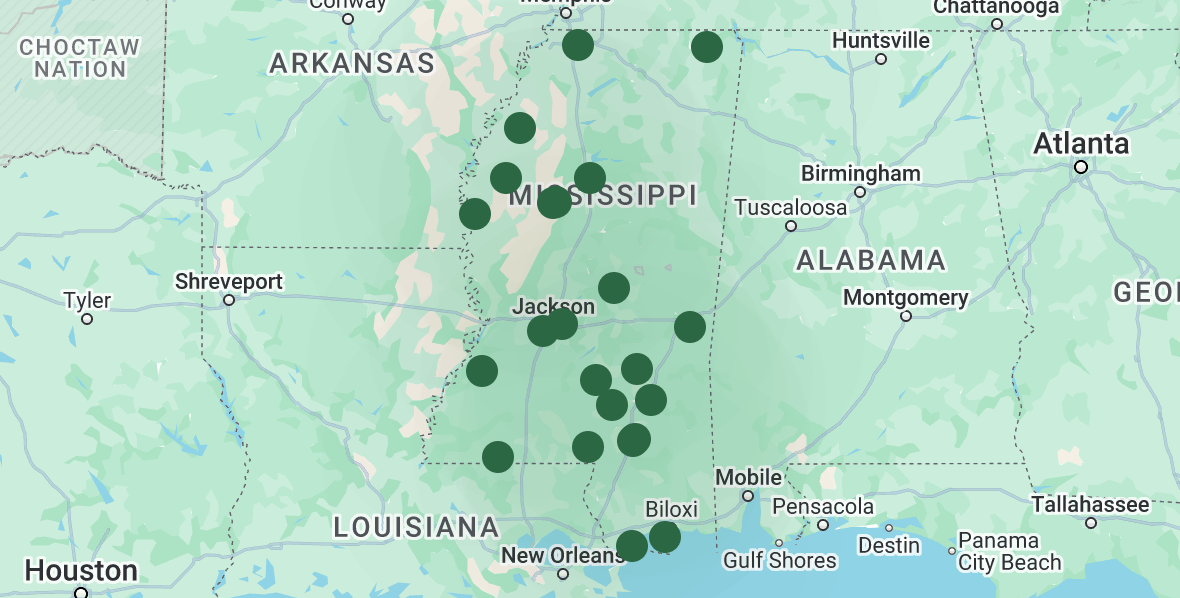 Southgroup Hattiesburg Locations